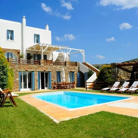 Kato Fellos Sleeps 8 With Pool Air Con And Wifi Makrotándalon